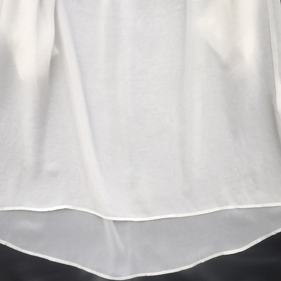 SHEER WHITE BLOUSE - Picture 4 of 4